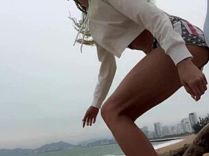 Public Dick Flashing - I See That You Are Jerking Off to Me and I Want to Help You Cum