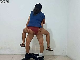 The hospital has a hot nurse who is having sex with the male cleaning staff