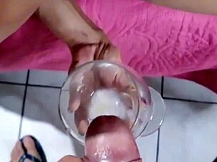 Latina Amateur Gets Massage With Monster Cock And Cum In Cup