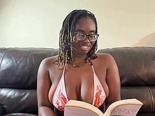 tee vuitton says, 'i'm reading for you while bathing in costume as your nerdy teen slave.'