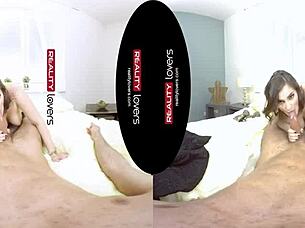 Young tattooed german chubby girl with glasses rides in cowgirl