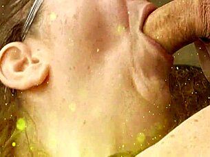 sensual sexy deep throat on 8 uncut cock