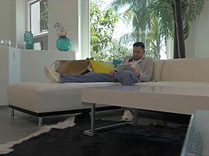 Classy Jennifer White Takes Cock Deep Into Her Tight Pussy?