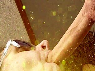 sensual sexy deep throat on 8 uncut cock