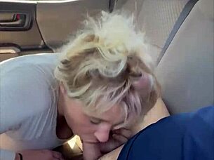 real blonde hooker gives bbbj then gets bent over for bareback fucking and ass load 😍