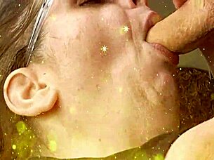 sensual sexy deep throat on 8 uncut cock