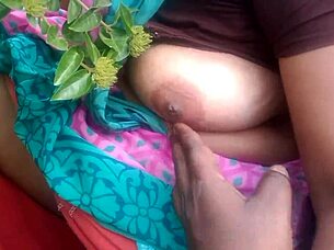 Indian Aunty With Big Boobs Fucks Husband In Dorm While Roommate Watches