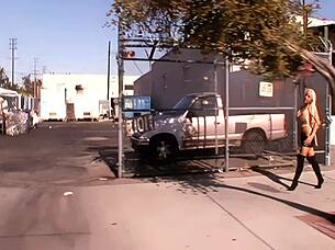 Intense Fucking Of Big Tits Blonde Milf Bent Over In Garden