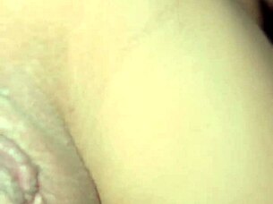 My best friend's girlfriend gives sloppy blowjob at his house