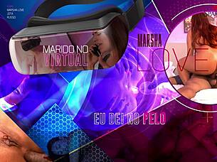 why did my husband stay virtual while i got fucked hard in cowgirl position with wet pussy and natural tits?