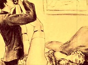 Vintage Erotic Cartoon Drawings