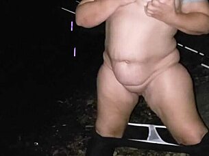 Big Titty Milf Strips And Beats Off