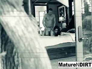 Brunette Milf Masturbating And Fucking Secretly