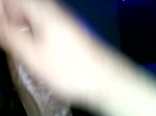 I'm masturbating solo with oil, feeling so good but my hand slips sometimes.