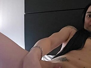 Emy Angel Gropes Herself on Vibrator Toy!