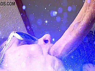 sensual sexy deep throat on 8 uncut cock