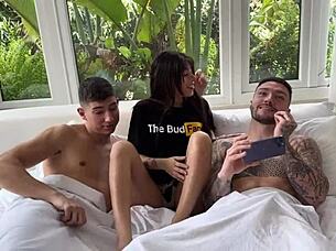 Watch Mells Blanco, Tight-Assed Latina, Endure Double Anal In BDSM Group With Deepthroat!