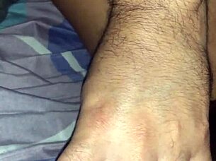 I slide big dildo deep into tight pussy of latin girl with vibrator