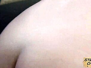 Hidden POV captures teen Nadia Capri picking up hitchhiker outdoors in reality setting