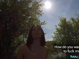 i fucked a french girl with huge tits in her tent, cheating on boyfriend 😏