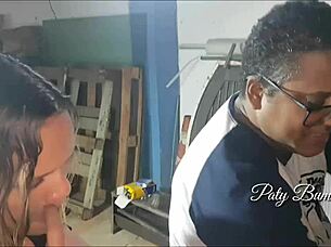 Car Breaks Down In The Favela On Red Light.