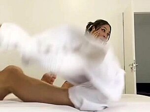 Jimmy Bud pounds my tight pussy doggystyle with big cock