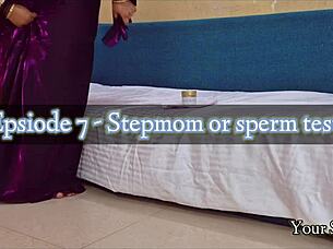 hey episode 7 stepmom does sperm test with riding and creampie