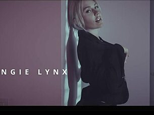 I striptease for you, Angie Lynx, with my pretty blue eyes