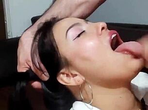 xxx double cum in the mouth, she's amazing on maquinasperfectas