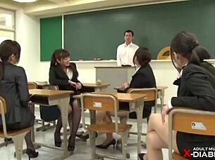 Forced Masturbation By Female Teacher In Kansai School