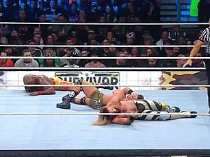 seth rollins battles austin theory and bobby lashley in the survivor series 2022