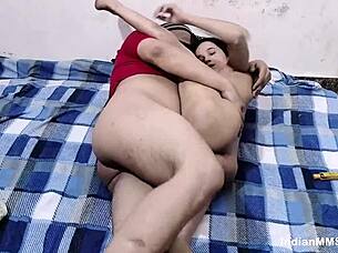 indian wife's curves shine during marital sex
