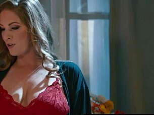 Girlsway - shocked River Lynn catches stepmom Annie King with bestie Gal Ritchie