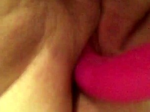 g-spot dildo masturbation with cum and toys