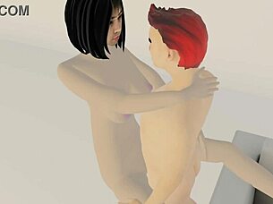 Chinese top model in red lingerie WILL FUCK her photographer to pay for her photos book