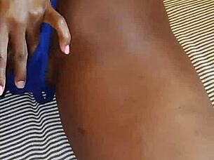 On My Way To Bed In My Blue Lingerie To Touch Myself A Little 18+