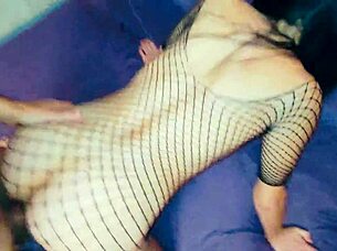 in the bedroom, the skinny wife in lingerie dares to experiment with anal and more