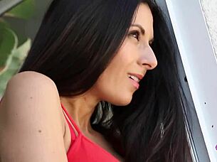 Tanning Nude Outdoors Made The Brunette Milf Wet And Aching To Eat Out The Redhead