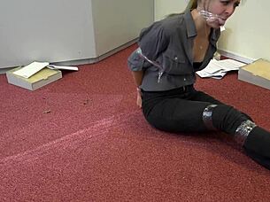 violet haze bound as agent in sex tape