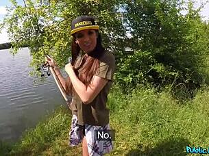 i fucked a french girl with huge tits in her tent, cheating on boyfriend 😏