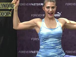 Jacqueline fernandez performs hot exercise routine in detailed video