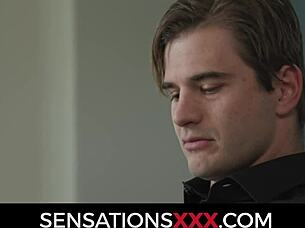 my hot stepmom with big boobs is testing a sex toy to orgasm