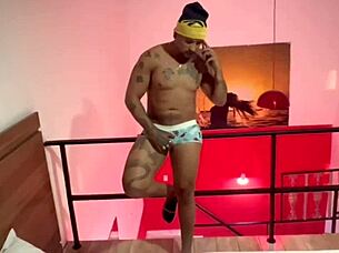 Moreno Pauzudo Fucks Trans Friend Cowgirl In Sheer Outfit