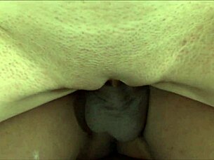 Brunette MILF sucks big black cock.