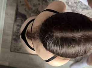 My roommate's boyfriend fucked me in the kitchen