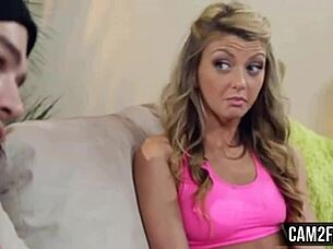 Blond teen 18+ getting fucked in this free porn video 😍