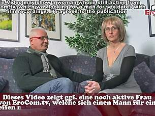 German Blonde Milf Wife Wants Threesome And Cheating In Interview?