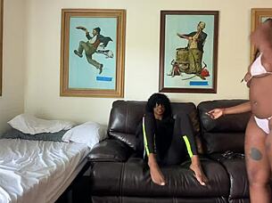 Which tall slut gets my cumshot first, you fighting cuckqueans?