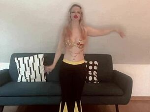 Watch This Drag Queen Perform A Belly Dancing Song!