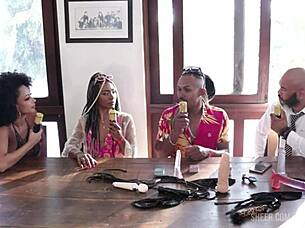 Black couple in Rio addresses prejudice for being large, having sex in public places in sheer red lingerie